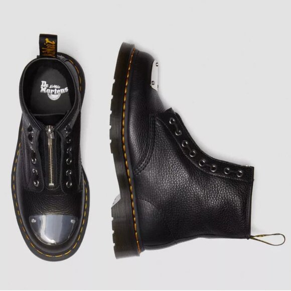 DR MARTINS 1460 Lunar Milled Leather Boot - Picture 2 of 12